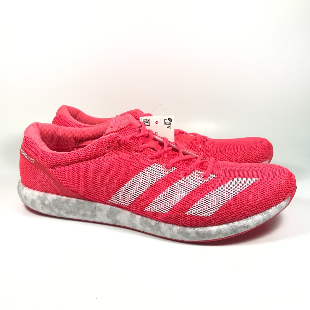 Adidas Adizero Sub 2 Shock Red White Running Shoes